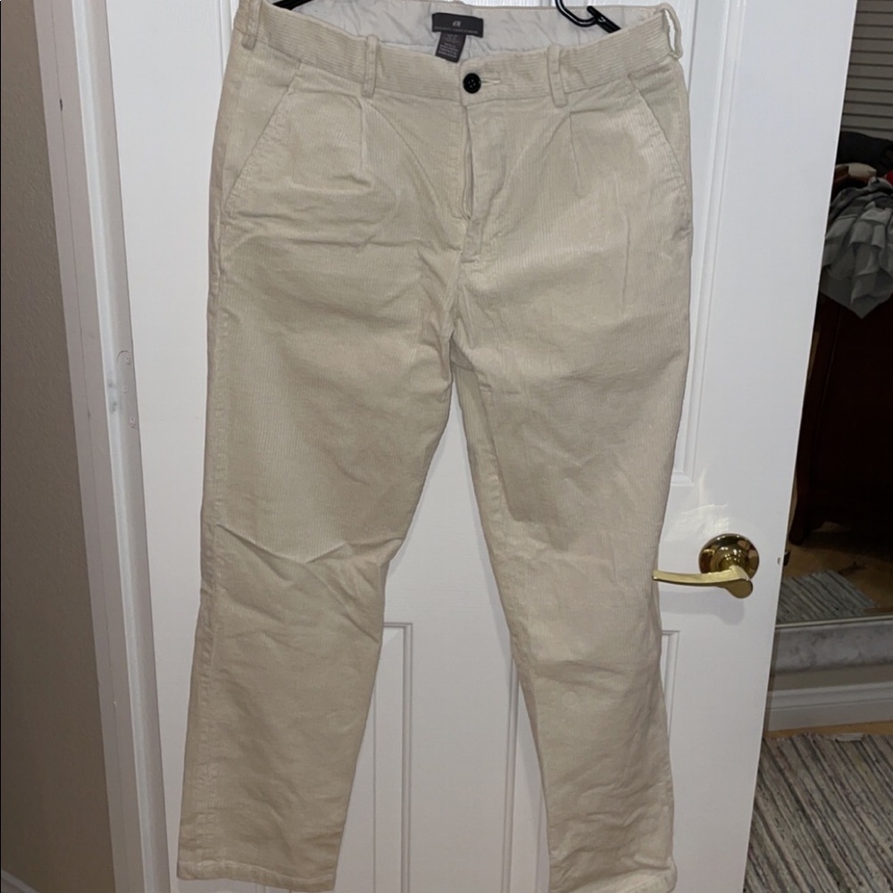 h&m corduroy pants